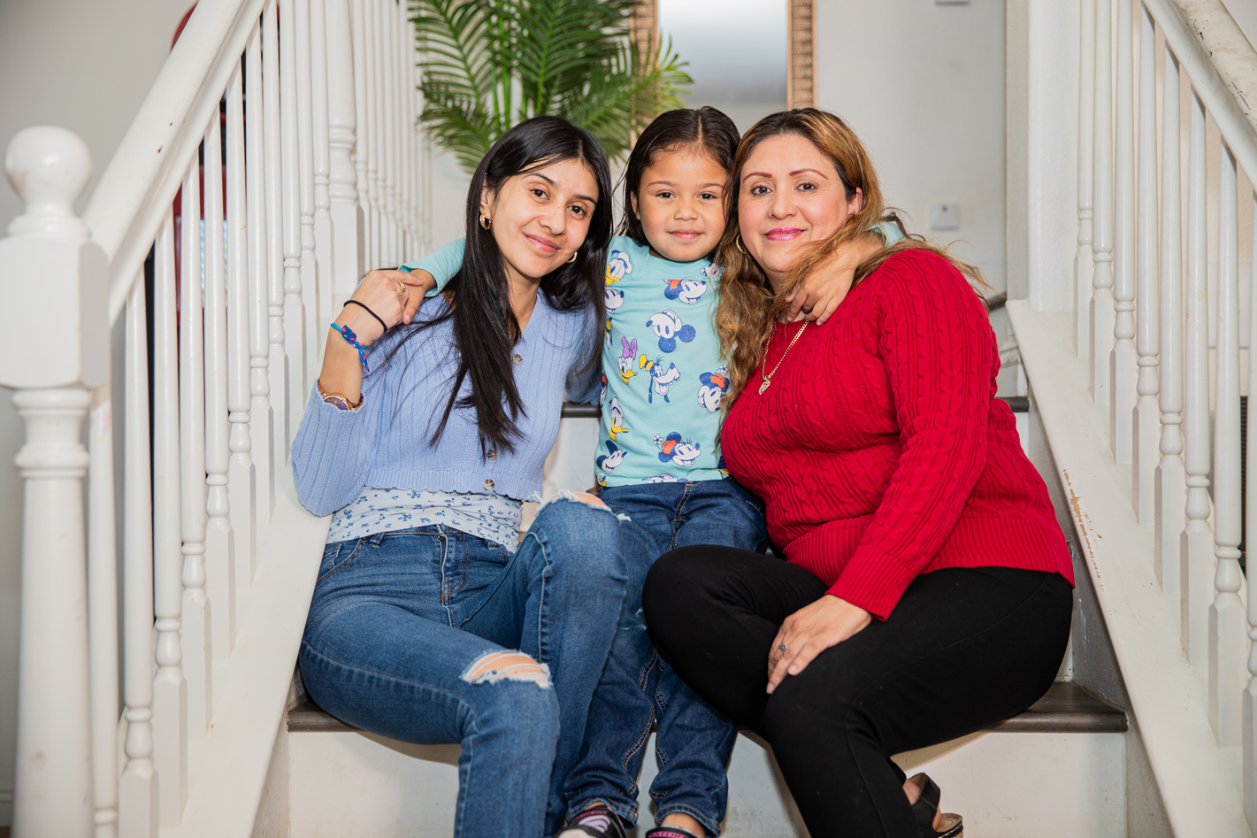 Jennifer, left, with her daughter, Melody, and her mother, Marisa